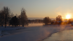 Winterimpression Savonlinna.